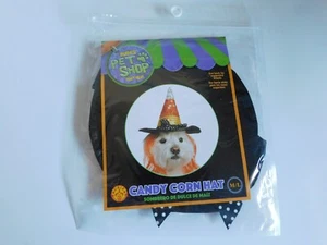 NEW Rubies Pet Shop Boutique Dog Size S/M Candy Corn Hat Witch Costume - Picture 1 of 2