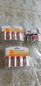 C Batteries Total 19 Up&Up Alkaline Batteries Energizer Exp 2032 - Picture 1 of 7