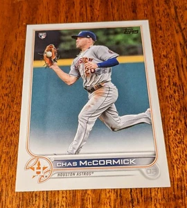 2022 Topps Series 1 Baseball Base Rookie #135 Chas McCormick RC Houston Astros - Picture 1 of 2