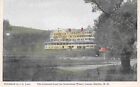Colonial Hotel from Steamer Wharf Center Harbor New Hamphire 1910c postcard