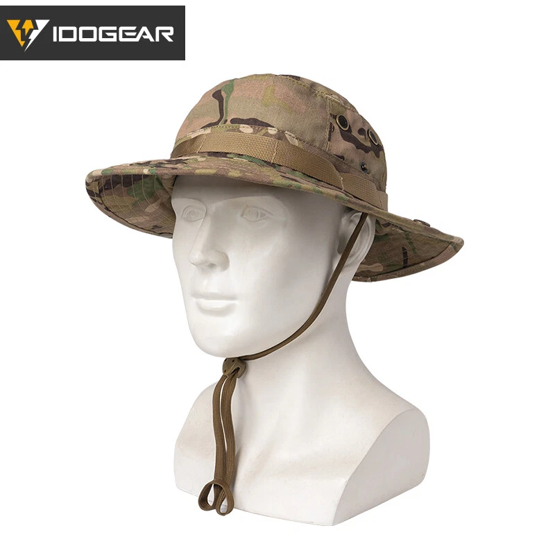IDOGEAR Tactical Boonie Hat Fishing Hat Hiking Hat Gear Adjustable MOLLE Airsoft - Image 1 of 4