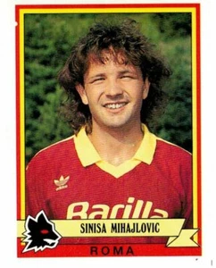 CALCIATORI PANINI 1992-1993 FIGURINA # 286 SINISA MIHAJLOVIC ROOKIE STICKER ROMA - Picture 1 of 2
