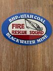 BHP Utah Coal - Blackwater Mine Fire Rescue Squad - Red MINING STICKER