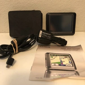 Garmin Nuvi 255 GPS Bundle with Manual, Case & Car Charger ,Preowned Clean - Picture 1 of 6