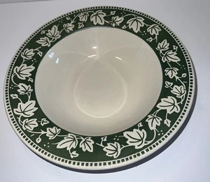 Sango Efeu Charm grün weiß Servier Suppe Schüssel 6134 9,25" handgefertigt - Bild 1 von 6
