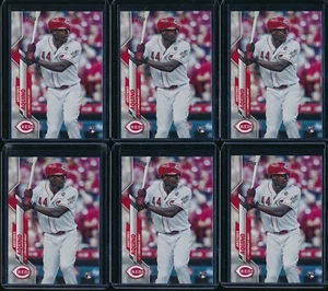 Juego completo de fábrica Topps 2020 #20 Aristides Aquino lote de 6 radiocontrol variación minorista - Imagen 1 de 2