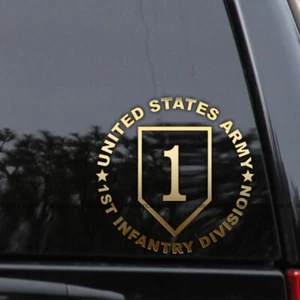 US Army 1st Infantry Division Vinyl Decal Sticker - Picture 1 of 2