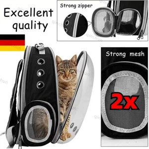 2x Haustier Tragetasche Transportrucksack Rucksack Katzen Hunde Atmungsaktiv - Bild 1 von 9