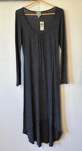 C&C California Maxi Dress Womens MEDIUM Long Sleeve Hi-Lo Casual Long NWT #4PT - Picture 1 of 10