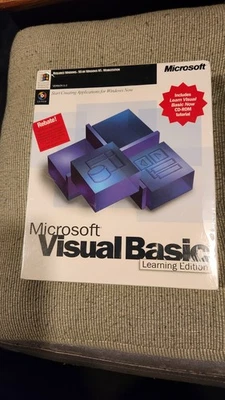 Microsoft Visual Basic Deluxe Learning Edition Version 5.0 Sealed CD-ROM NIB - Image 1 of 3