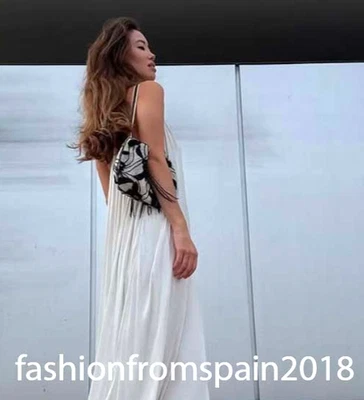 ZARA NUEVO BOLSO MUJER HOMBRO MALLA CUENTAS FLORAL MULTICOLOR 6534/610/202 Foto 1 de 4