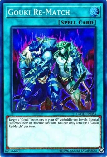Gouki Re-Match - COTD-EN054 - Super Rare - Unlimited Edition - Damaged - Image 1 of 1
