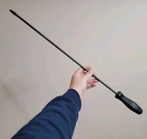 Destornillador de mango negro ranurado cabeza plana Snap-on SDD422 26" EE. UU. - Imagen 1 de 8