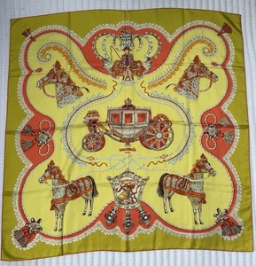 Bufanda Hermes "Paperoles" de Claudia Chairhofer Mayr 90 cm seda - Imagen 1 de 12