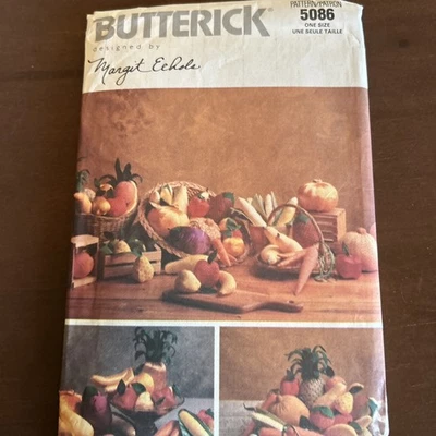 butterick patterns 5086 Crafts Leaves,corn,pineapple,eggplant,banana,carrot-more - Image 1 of 2