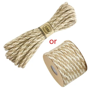 10m Natural Jute Twine Rope String Cord DIY Craft Burlap Wedding Scrapbooking - Picture 1 of 8