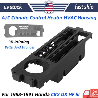 For 1988-1991 Honda CRX DX HF SI A/C Climate Control Heater HVAC Printed Housing - Изображение 1 из 4
