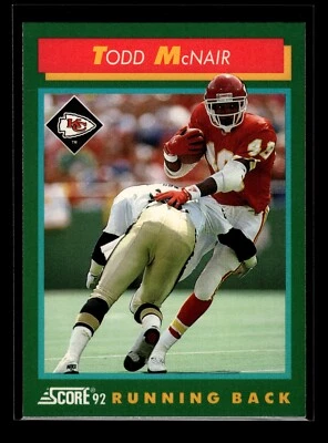 1992 Score #226 Todd McNair (NM)(FTB) - Image 1 of 2