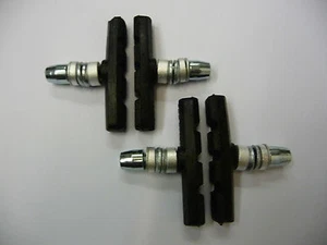 Bremsklötze 2 PAAR V-Brake Bike Pad Mountainbike Fahrrad ATB MTB günstig Basic - Bild 1 von 9