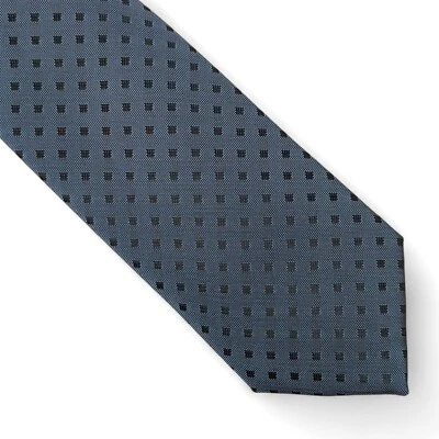 Alfani Men's Dublin Neat Dot Tie Necktie Modern Slim 2 3/4" Denim Blue $55 - Image 1 of 4
