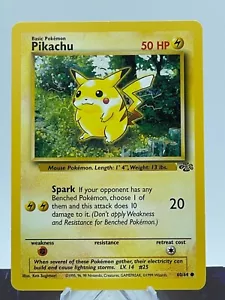 Juego de cartas coleccionables Pikachu Jungle Pokémon - Imagen 1 de 2