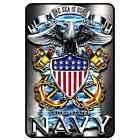 US Navy the Sea is ours " 8" x 12" Decorative Metal Sign Made in USA