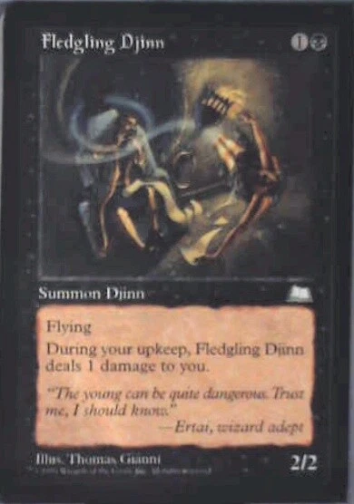 Fledgling Djinn - Weatherlight: #69, Magic: The Gathering Lp R45 - Image 1 of 1