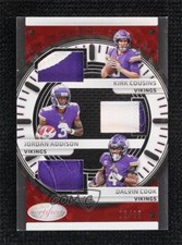 2023 Certified Triple Relics Mirror Red Etch 12/25 Cousins Cook Addison