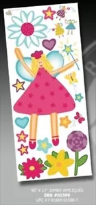 Pixie for Girls Jumbo Peel & Stick Mini Mural Appliques JAPP2021INS - Picture 1 of 4