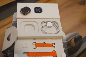 Apple Watch Ultra Serie 2 Celular Titanio Natural Naranja Océano Banda - Imagen 1 de 6
