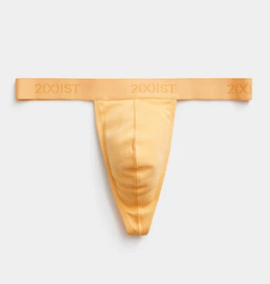 Nuevo 2(x)ist Naranja Algodón Y-Back Tanga Calzoncillo Ropa Interior Tanga talla L 2xist #751 Foto 1 de 4