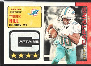 Tyreek Hill Dolphins Football Card 2024 Panini Captains Limited Only 351 Made! - Picture 1 of 2