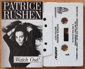 PATRICE RUSHEN - WATCH OUT! (ARISTA AC8401) 1987 USA CASSETTE TAPE EX COND - Picture 1 of 3