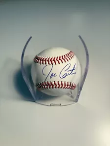 Joe Carter Signed ROMLB Rawlings Baseball Blue Jays Indians Padres World Series! - Picture 1 of 1