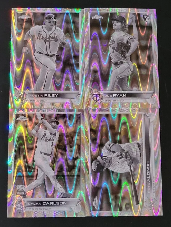 2022 Topps Chrome Sonic BLACK & WHITE RAYWAVE REFRACTORS with Rookies You Pick - Image 1 of 1