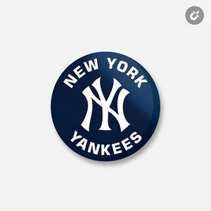 New York Yankees MLB | 4'' X 4'' Round Decorative Magnet - Picture 1 of 2