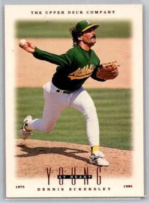 💎1996 Upper Deck Baseball #101 Dennis Eckersley - Oakland Athletics💎 - Image 1 of 2