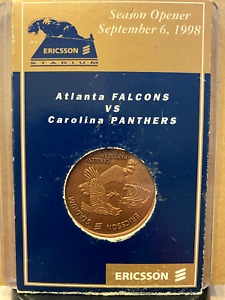 Ericsson Sept. 6, 1998 Carolina Panthers vs Atlanta Falcons Season Opener Coin