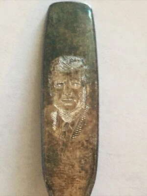 Colher lembrança vintage colecionável dos EUA John F. Kennedy - Imagem 1 de 3