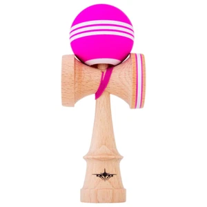 Kendama USA - Kaizen Triple Stripe - Jet Shape - Pink & White - Bild 1 von 4