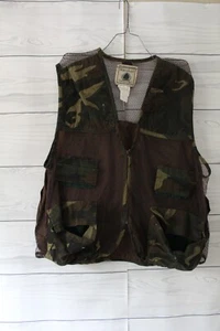 Northwest Territory Hunting Vest Mens XL Green Camo Mesh Ammo Pockets - Picture 1 of 7