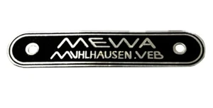 Typenschild, Mewa - Bild 1 von 1