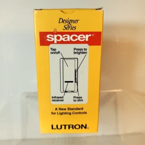 New LUTRON SP-600-LA Single-Pole IR Dimmer Slide Switch Light Almond Genuine - Picture 1 of 5