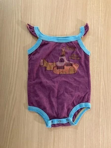 The Beatles Yellow Submarine Bodysuit 3-6 Months Vintage Feel Rowdy Sprout Rocks - Picture 1 of 3