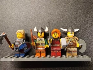 NEW LEGO Ideas Vikings Minifigure Lot From Set 21343 Viking Village - Picture 1 of 5