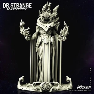 Dormammu Sculpture(340mm)/Unpainted/Unassembled/3D Printed - Picture 1 of 6