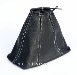 Schaltsack Schaltmanschette FADEN WEISS passend für FORD MONDEO MK3 00-03 LEDER - Bild 1 von 1