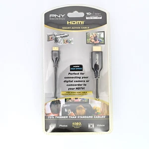 PNY 10ft (3m) Mini-HDMI to HDMI Smart Active Cable – High Speed - Picture 1 of 9