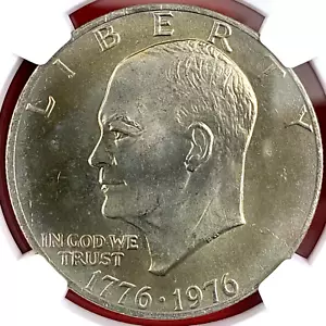 NGC MS-66! 1976 IKE DOLLAR, TYPE 2 - Picture 1 of 3