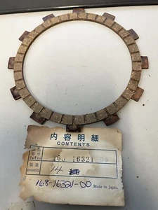 Yamaha Grizzly FZ6R Clutch Disc Friction 168-16321-00 5Y1-16331-01-00 NOS WM14E - Picture 1 of 4